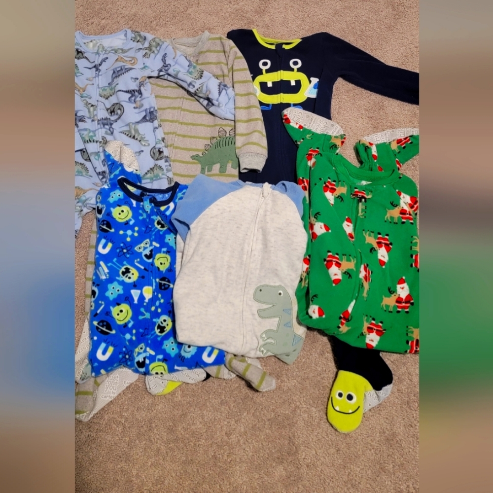 Toddler boy Zip-up pajamas